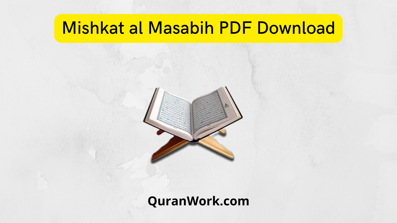 Mishkat al Masabih PDF Download