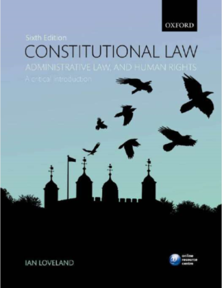 Constitutional Law Administrative Law and Human Rights 6th Edition pdf