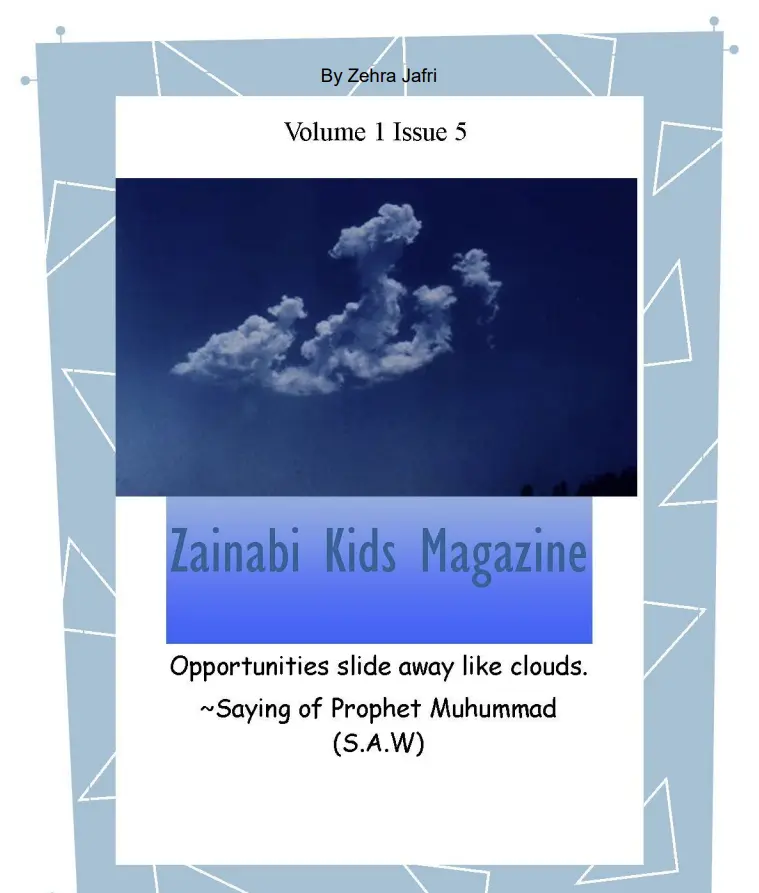 Zainabi Kids Magazine Edition 5 Pdf